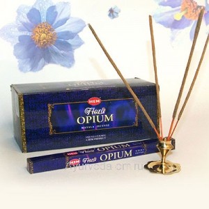 Индийские Ароматические благовония Опиум Масала (Flora Opium Masala Incense) 8 штук HEM
